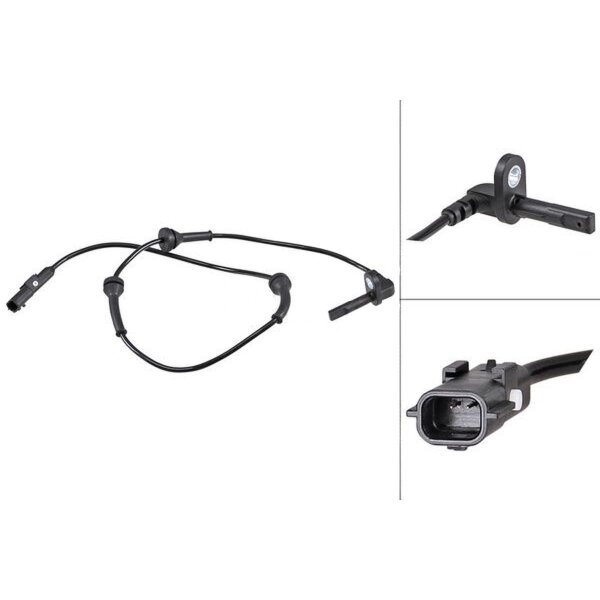Sensor wheel speed active sensor 705 mm cable A.B.S. for e.g. OPEL MOVANO