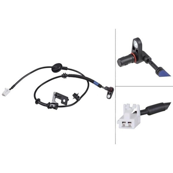 Wheel speed sensor active sensor 780 mm cable A.B.S. for HYUNDAI ACCENT