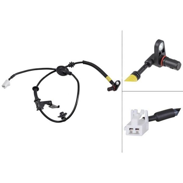 Wheel speed sensor active sensor 780 mm cable A.B.S. for HYUNDAI ACCENT