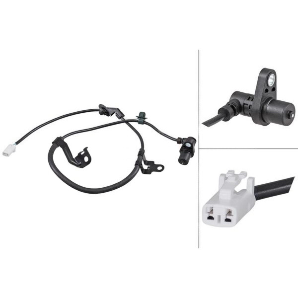Wheel speed sensor passive sensor 810 mm cable A.B.S. for e.g. DAIHATSU SIRION