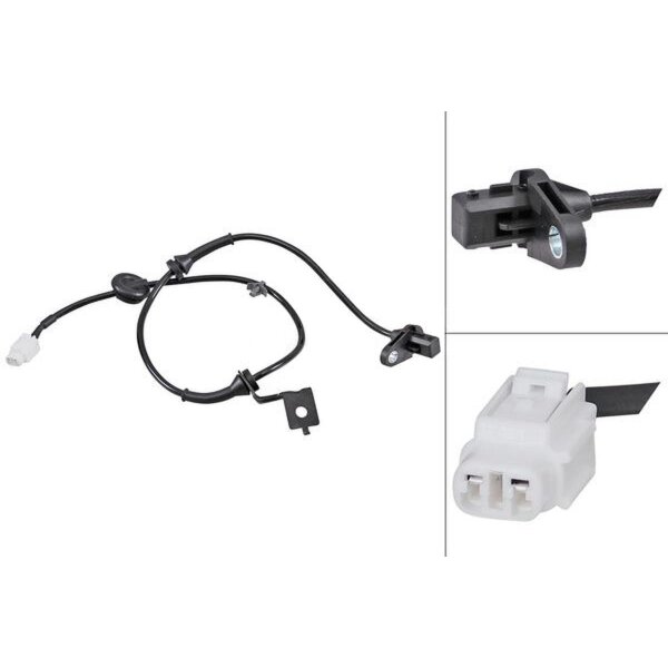 Wheel speed sensor active sensor 670 mm cable A.B.S. for NISSAN PIXO