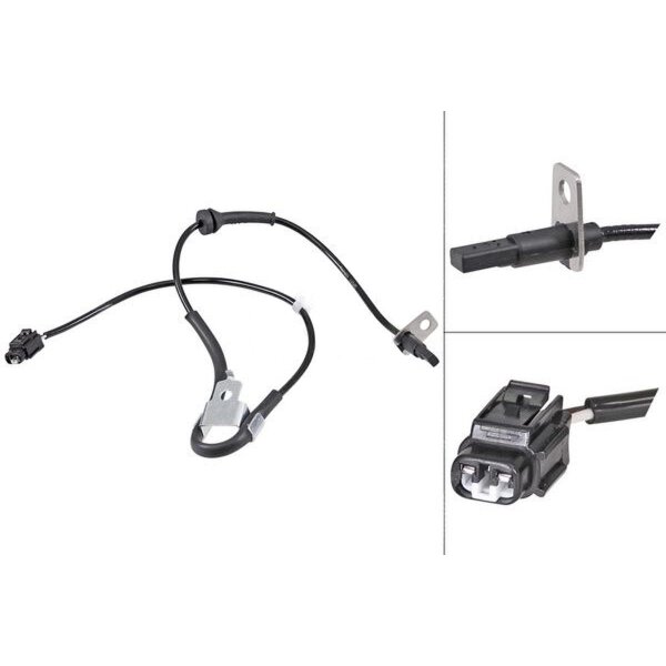 Sensor Raddrehzahl aktiver Sensor 720 mm Kabel A.B.S. für SUZUKI SWIFT