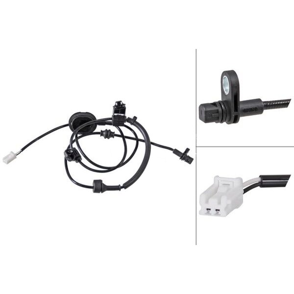 Sensor Raddrehzahl Daten an ABS-Steuergerät aktiver Hall-Sensor A.B.S. für MAZDA