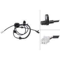 Sensor Raddrehzahl Daten an ABS-Steuergerät aktiver...