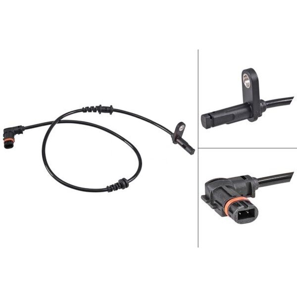 Sensor wheel speed active sensor 630 mm cable A.B.S. for e.g. MB E-CLASS