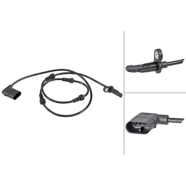 Sensor Raddrehzahl aktiver Sensor 970 mm Kabel A.B.S. für u.a. MB S-KLASSE
