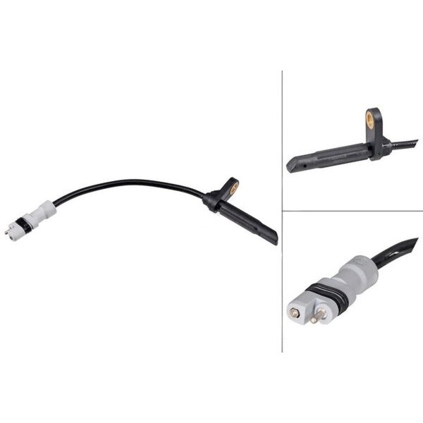 Sensor wheel speed active sensor 125 mm cable A.B.S. for e.g. PORSCHE 911