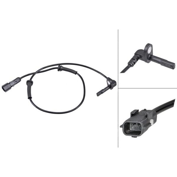 Wheel speed sensor active sensor 660 mm cable A.B.S. for e.g. RENAULT MASTER
