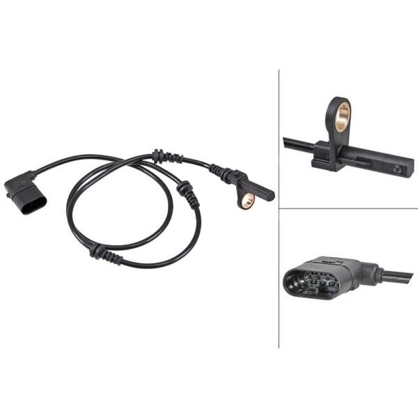 Sensor Raddrehzahl aktiver Sensor 855 mm Kabel A.B.S. für MERCEDES-BENZ S-KLASSE