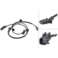 Sensor wheel speed active sensor 1.030 mm cable A.B.S....