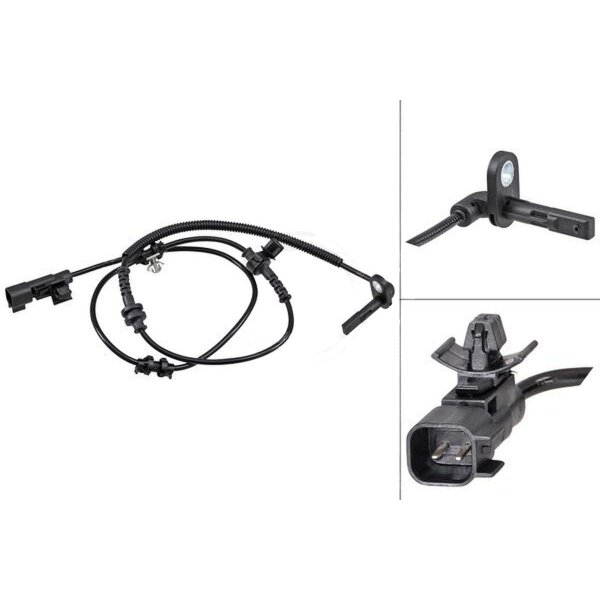 Wheel speed sensor active sensor 975 mm cable A.B.S. for e.g. OPEL ASTRA