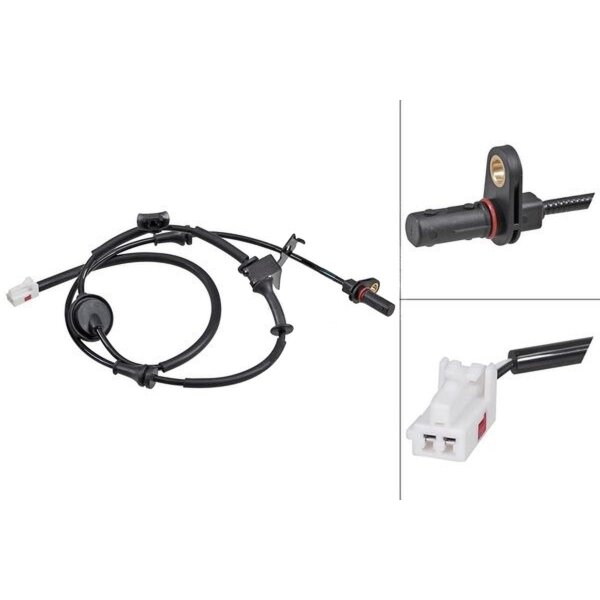 Sensor Raddrehzahl aktiver Sensor 1.055 mm Kabel A.B.S. für HYUNDAI VELOSTER