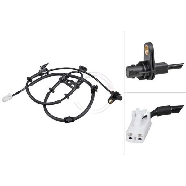 Wheel speed sensor active sensor 1.140 mm cable A.B.S. for HYUNDAI VELOSTER
