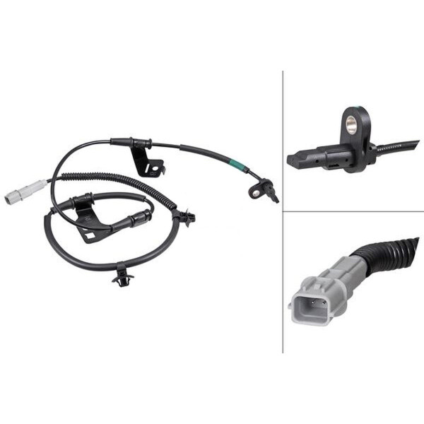Wheel speed sensor active sensor 1,030 mm cable A.B.S. for KIA RIO and others