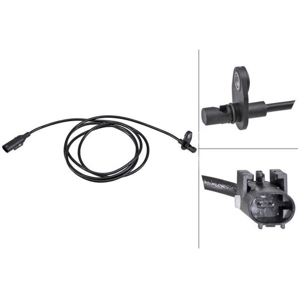 Wheel speed sensor active sensor 1.675 mm cable A.B.S. for e.g. MB SPRINTER