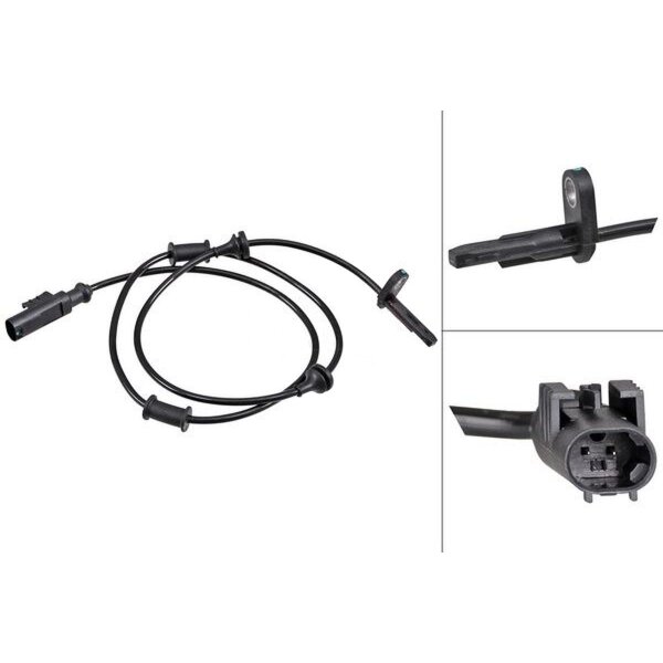 Wheel speed sensor active sensor A.B.S. for FIAT DUCATO and others