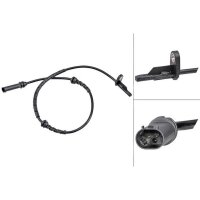Wheel speed sensor active sensor 620 mm cable A.B.S. for...