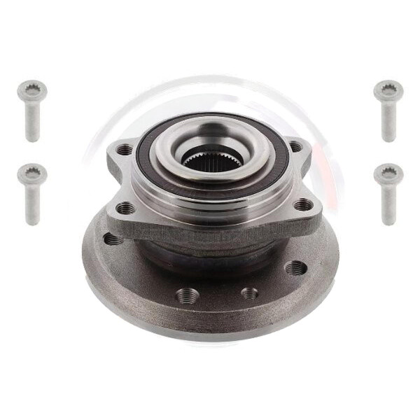 Wheel bearing set for smooth rotation Ø 161 mm 5 A.B.S. for e.g. VW CRAFTER