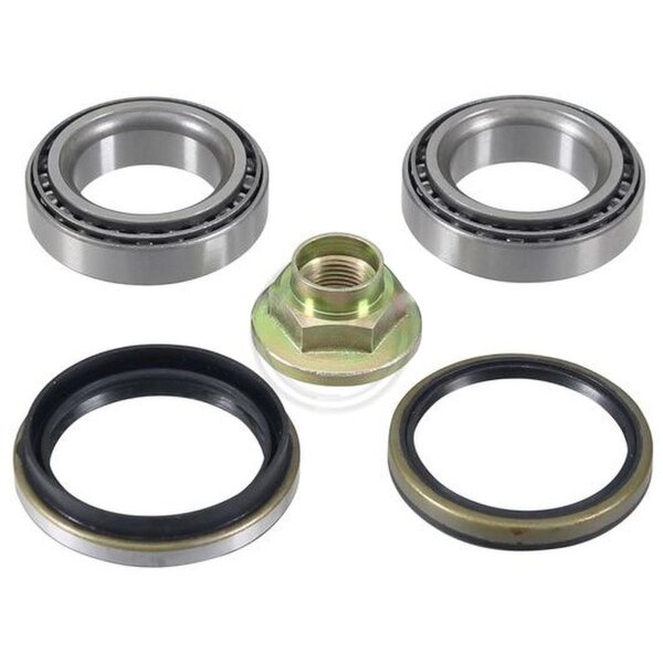 Wheel bearing set for smooth rotation Ø 63 mm 17.5 mm A.B.S. for KIA RIO