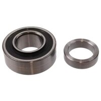 Wheel bearing set for smooth rotation Ø 62 mm 24...