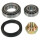 Wheel bearing set for smooth rotation Ø 59 mm 15 mm A.B.S. for PORSCHE 911
