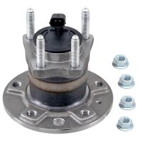 Radnabe hinten mit integriertem Radlager & ABS-Sensor...