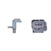 Sensor Camshaft Position Hall 3-pin without cable VALEO for e.g. CITROËN C5
