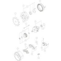Lichtmaschine Generator 14 V 65 A Riemensch. Ø 8,2 mm MAHLE für u.a. OPEL CORSA