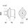 Alternator 14 V 65 A double disc Ø 12.2 mm MAHLE for e.g. FIAT 90