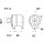 Lichtmaschine Generator 14 V 65 A Keilrippensch. Ø 8,2 mm MAHLE für NEW HOLLAND