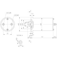 Elektromotor Starter Generator 12 V 0,8 kW 3.500 RPM...