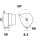 Alternator 14 V 70 A without pulley Ø 8.2 mm MAHLE suitable for SAME