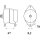 Lichtmaschine Generator 14 V 55 A keine Riemensch. Ø 8,2 mm MAHLE für u.a. DEUTZ