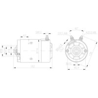 Elektromotor Starter Generator 12 V 1,6 kW 2.750 RPM...
