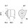 Lima Generator 14 V 70 A mit Riemenscheibe Ø 8,2 mm MAHLE für diverse Fzg.