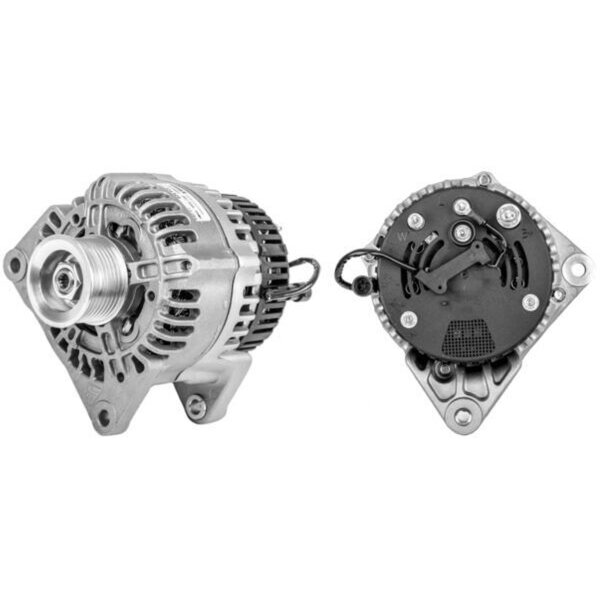 Alternator 28 V 55 A V-ribbed disc Ø 10.2 mm MAHLE suitable for JCB
