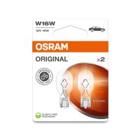 2 OSRAM ORIGINAL LINE Lampen mit Glasquetschsockeln W16W...