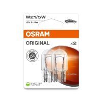 2 Glühlampen Blinkleuchte W21 5W 12V 21 5W W3x16q OSRAM für diverse PKW