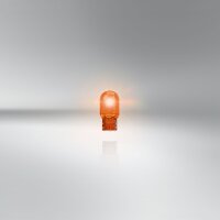 2 OSRAM ORIGINAL Lampen mit Glasquetschsockeln WY21W