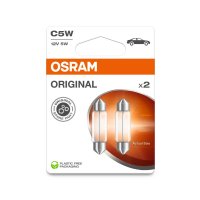 2 OSRAM ORIGINAL LINE Festoon C5W signal lamps 45lm 5W 12V