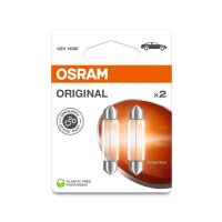 2 OSRAM ORIGINAL LINE FESTOON Signallampen 100lm 10W