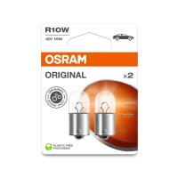 2 OSRAM ORIGINAL LINE R10W Lampen mit Metallsockeln 12V...