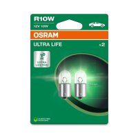 2 OSRAM ULTRA LIFE signal lamps R10W 12V 10W 125lm...