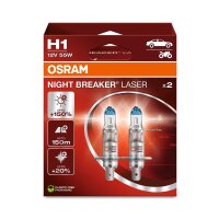 2 OSRAM NIGHT BREAKER LASER H1 Halogen-Scheinwerferlampen 12V PKW