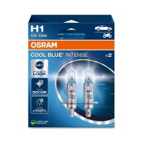 2 Glühlampen H1 12V 55W P14.5s OSRAM COOL BLUE®...