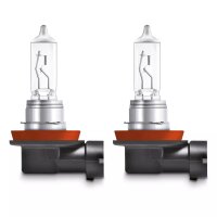 2 OSRAM Night Breaker Silver H11 halogen headlight bulbs...