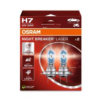 2 OSRAM NIGHT BREAKER LASER H7 Halogen-Scheinwerferlampen...