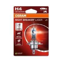 OSRAM NIGHT BREAKER LASER H4  Halogen-Scheinwerferlampe...