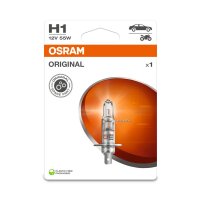 OSRAM ORIGINAL LINE H1 Halogen-Scheinwerferlampen 1550lm 55W