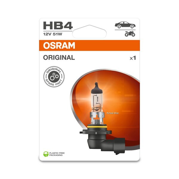OSRAM ORIGINAL LINE 12V HB4 Halogen-Scheinwerferlampe